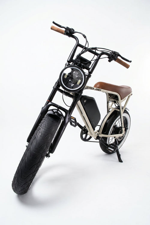 Bicicleta eléctrica Jayden Jones Santa Monica — tres cuartos