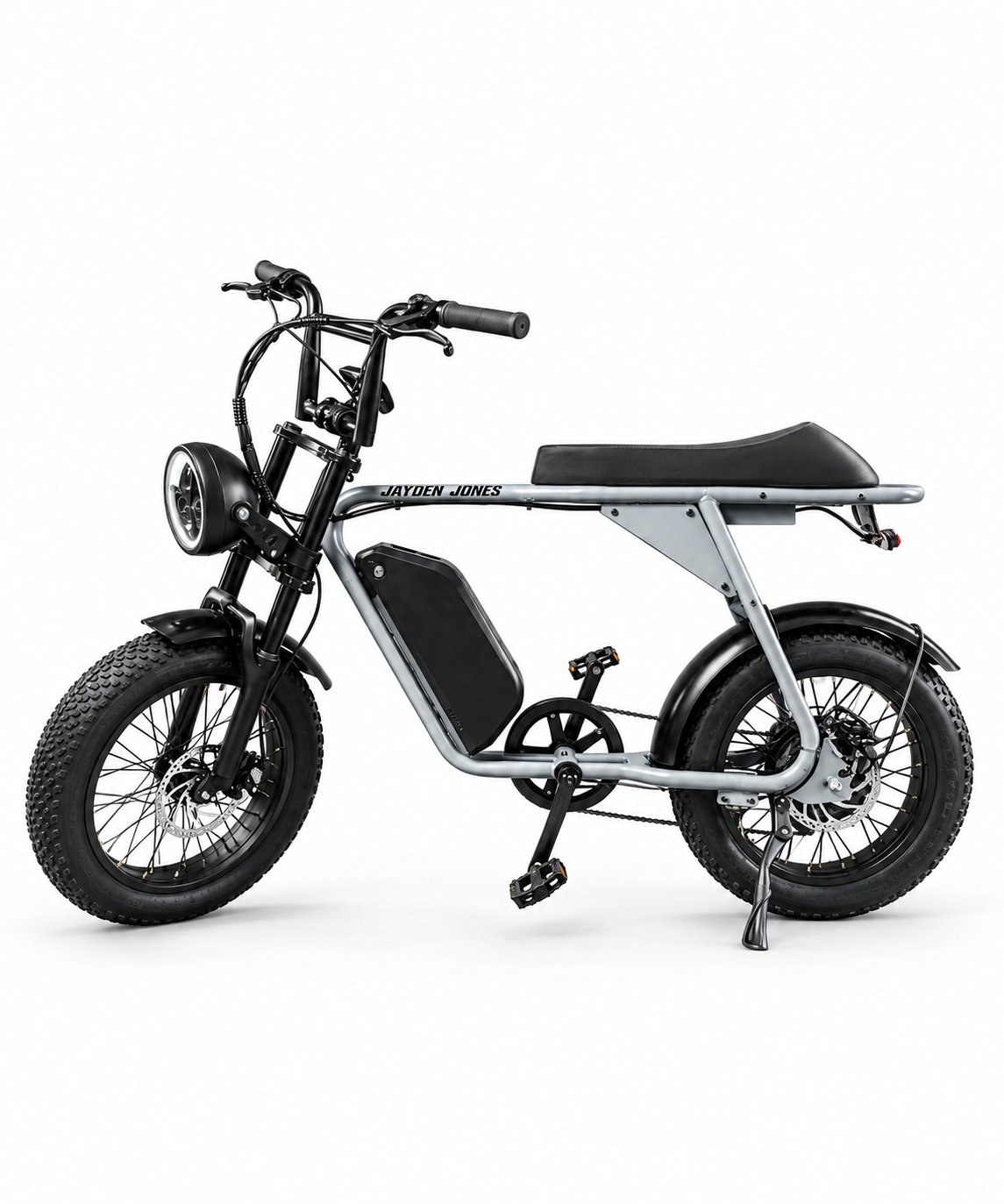 Bicicleta eléctrica Jayden Jones Hurricane — lateral