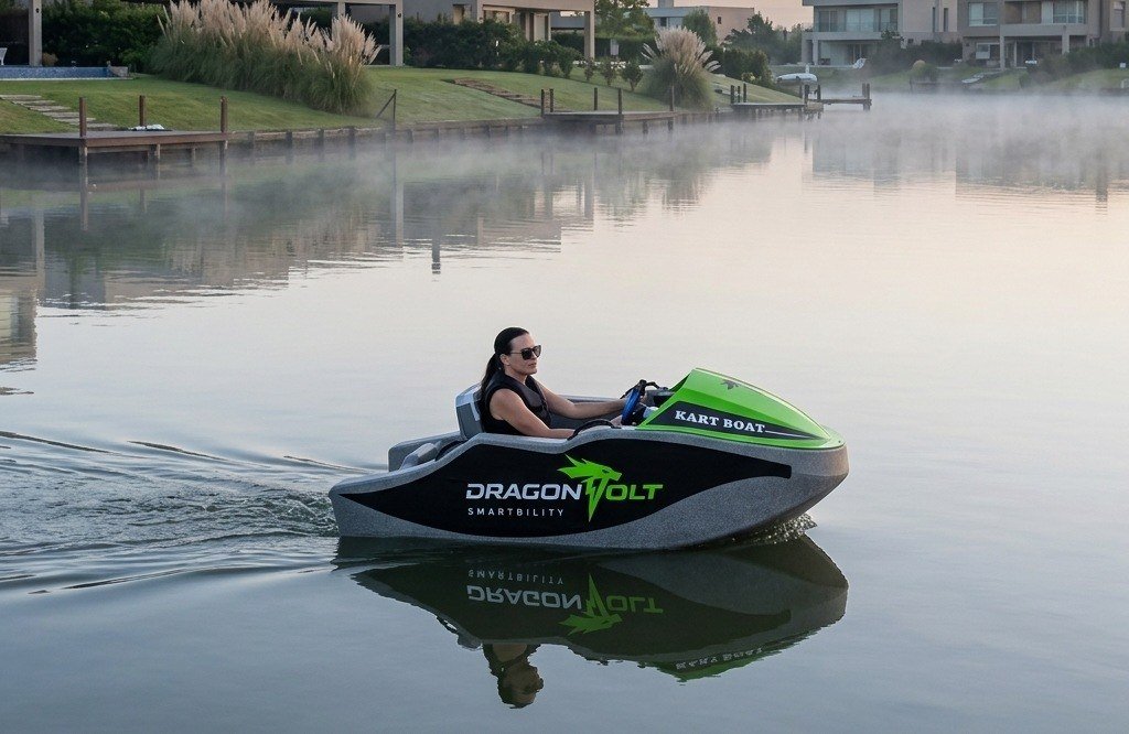 Electric Kart Boat DragonVolt — en el canal
