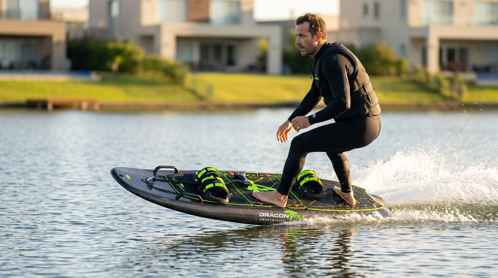 Electric Surf Board DragonVolt — carving